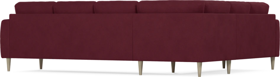 Eden - Hörnsoffa, 2+3-sits - Röd