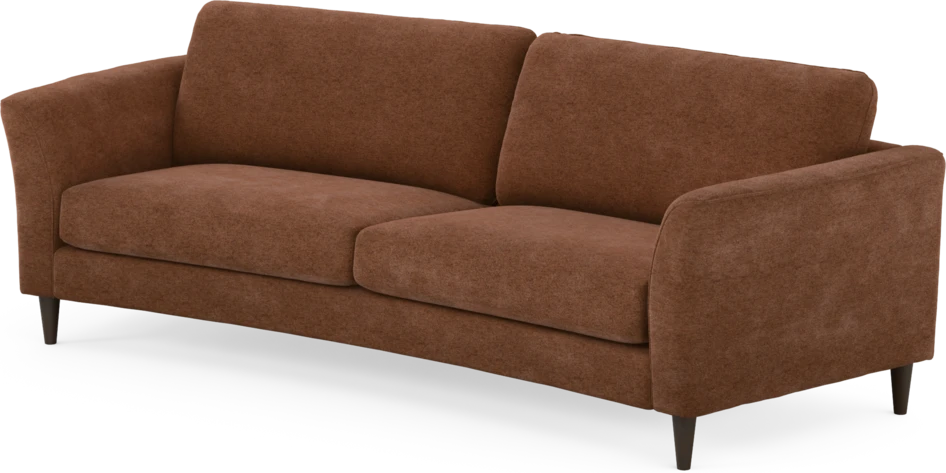 Bridge - 3-sits soffa svängd - Orange