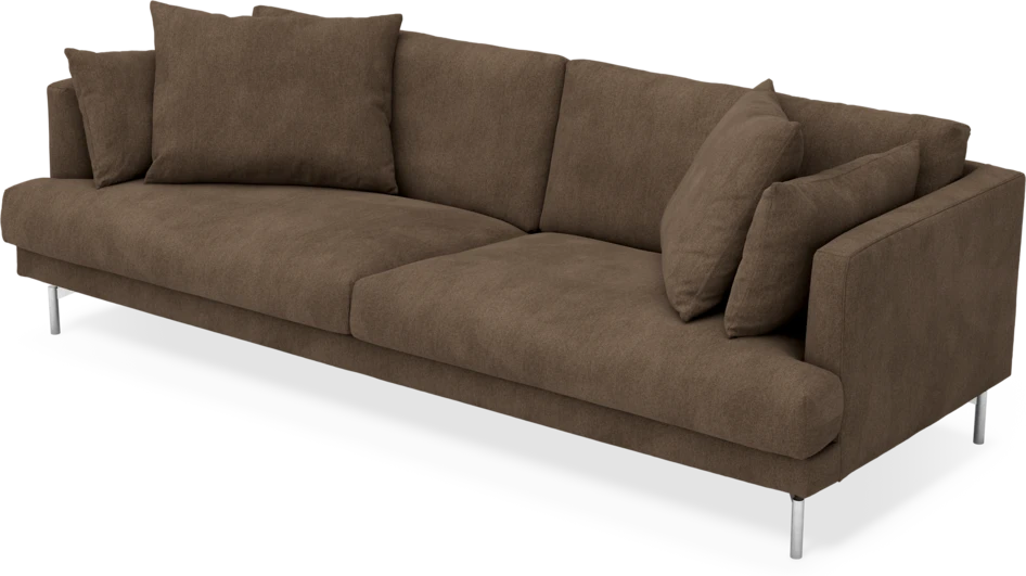 Harper - 4-sits soffa - Brun