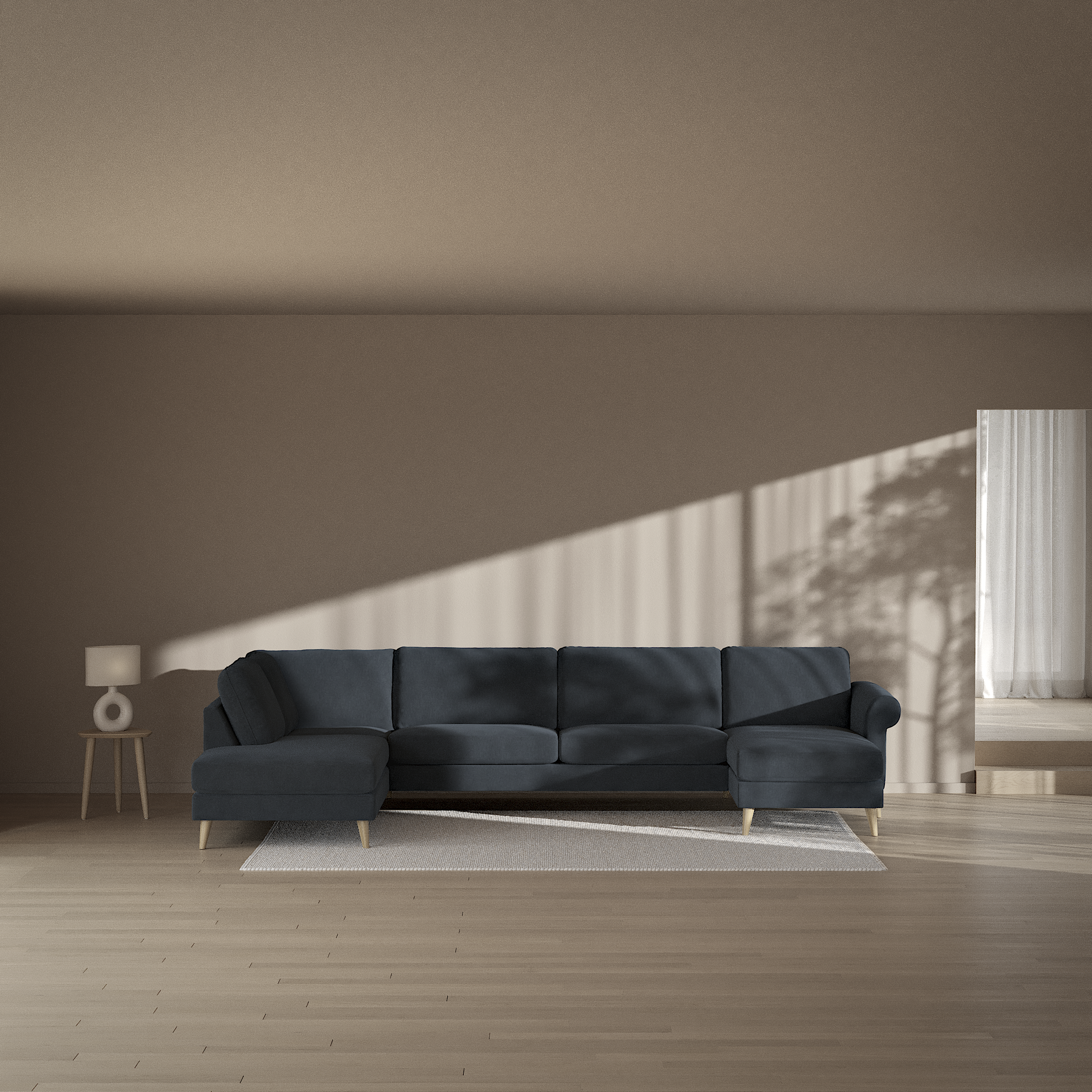 Bridge - 3-sits soffa med divan vänster och schäslong höger - inspiration