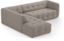 Bella - 3-sits soffa med divan vänster - Beige