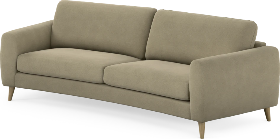 Bridge - 3-sits soffa svängd - Beige