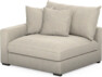 Rossi - 1,5-sits med armstöd höger - Beige