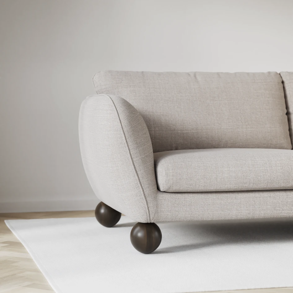 Madison Lux - Hörnsoffa med schäslong höger - Beige
