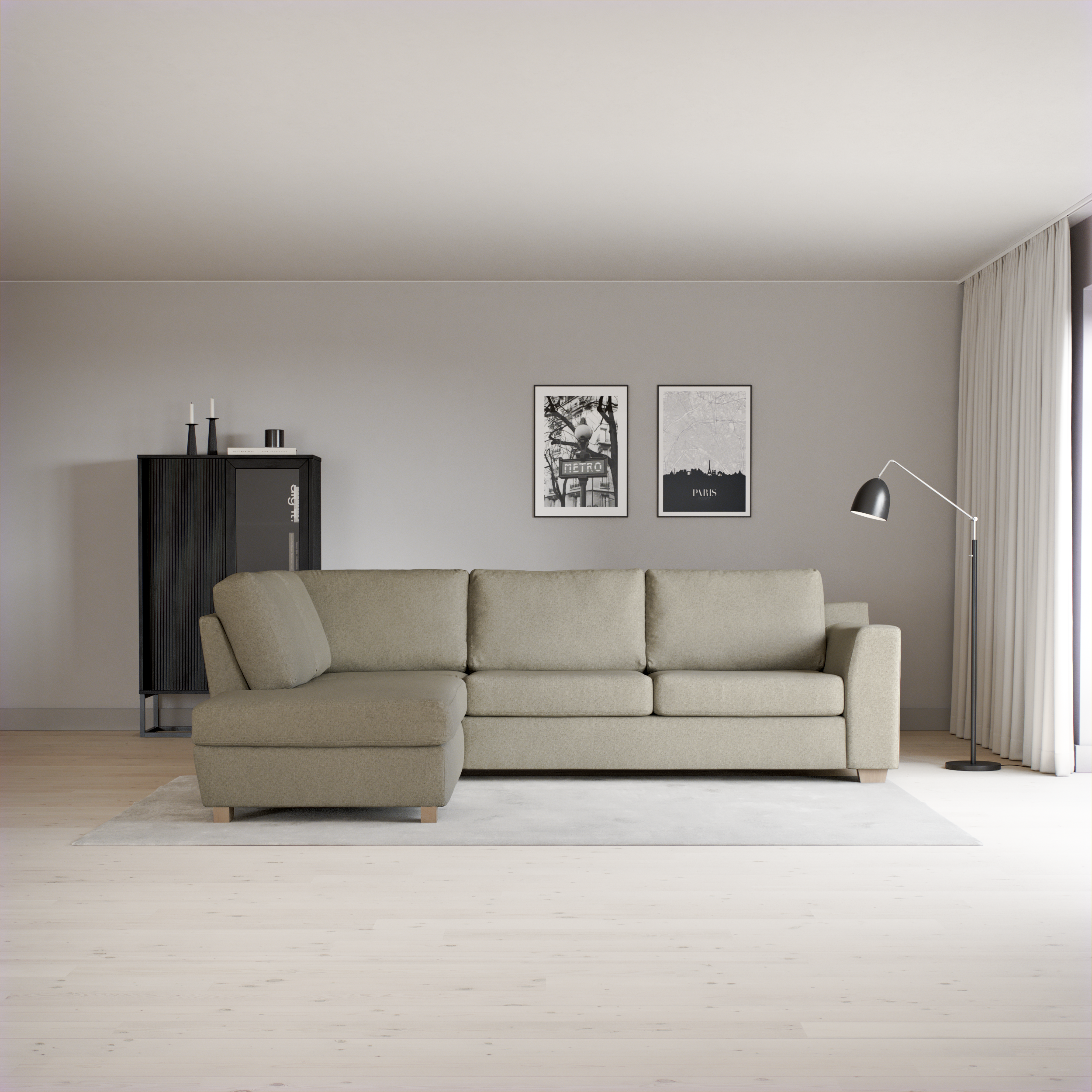 Friday - 2,5-sits soffa med divan vänster - inspiration