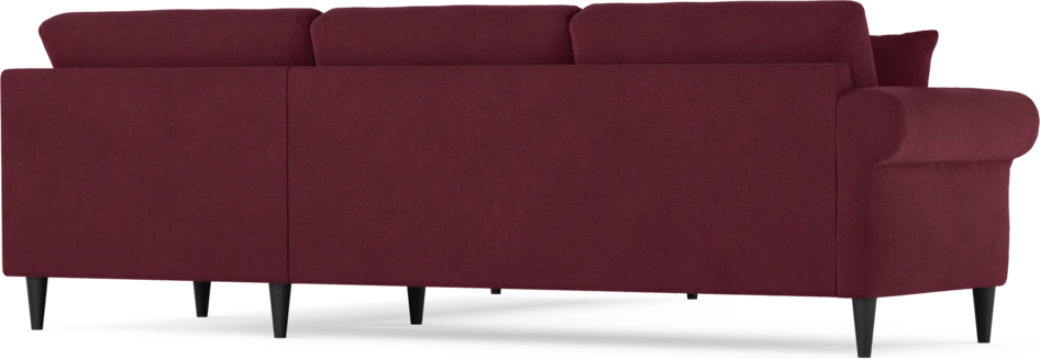Eden - Hörnsoffa, 2,5+2,5-sits - Röd