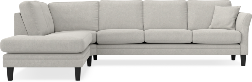 Eden - 3-sits soffa med divan - Grå