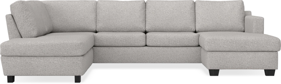 Friday - 3-sits soffa med divan vänster och schäslong höger - Vit