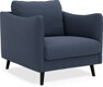 Madison Lux - Fåtölj, 70 cm - Blå