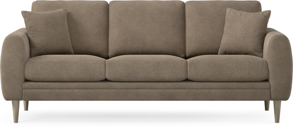 Eden - 3-sits soffa - Brun