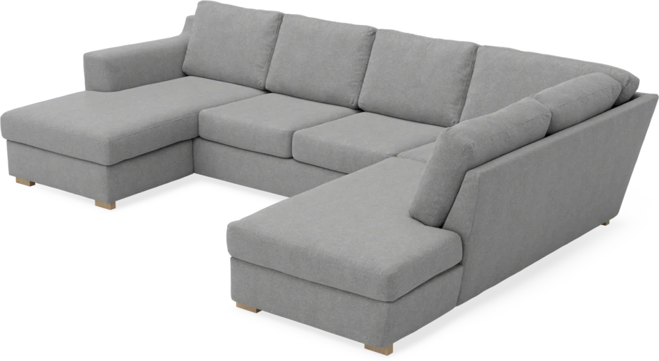 Friday - 3-sits soffa med schäslong vänster och divan höger - Grå