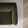 Madison Lux - 2-sits soffa med schäslong vänster - Grön