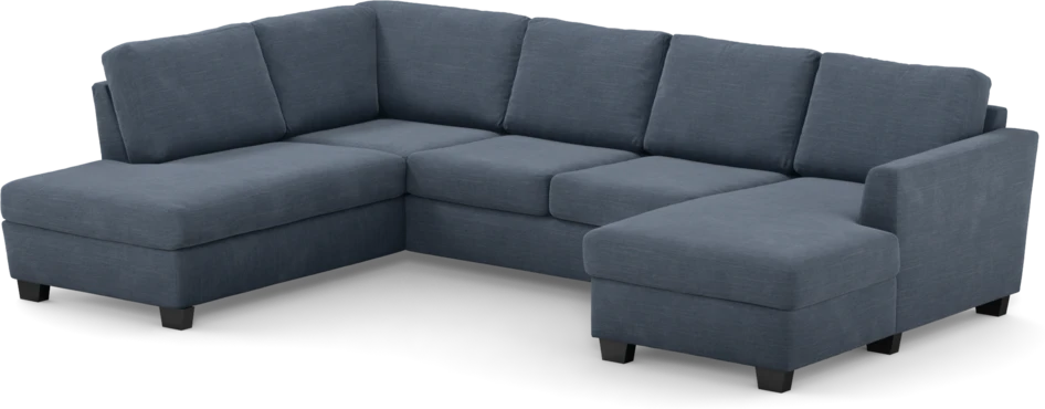 Friday - 3-sits soffa med divan vänster och schäslong höger - Blå