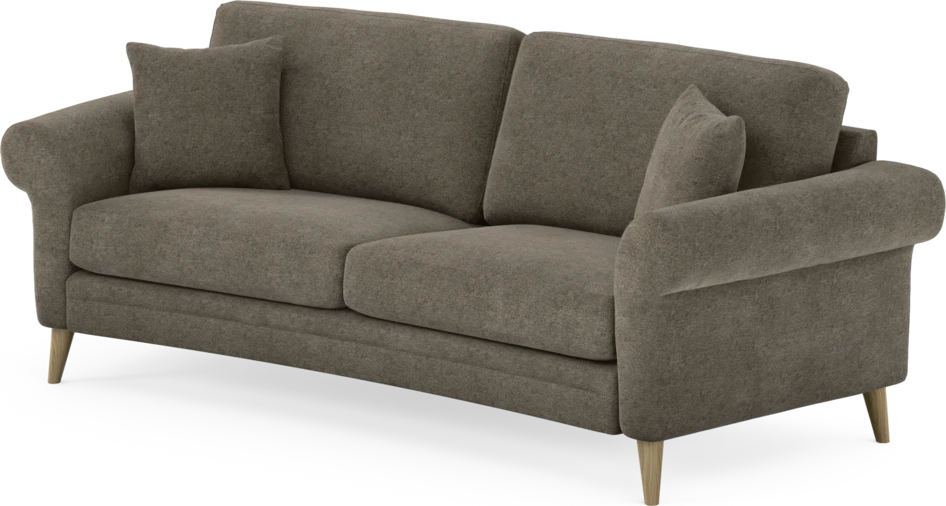 Eden - 2,5-sits soffa svängd - Brun