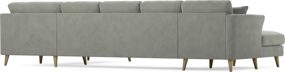Eden - 3-sits soffa med schäslong vänster och divan höger - Grå