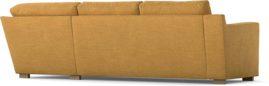 Friday - 2,5-sits soffa med divan höger - Gul