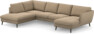 Madison Lux - 2-sits soffa med divan vänster och schäslong höger - Beige