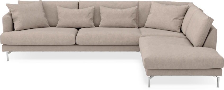 Harper - 3-sits soffa med divan höger - Beige