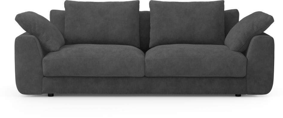 Amie - 3-sits soffa - Grå