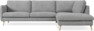 Madison Lux - 3-sits soffa med divan höger - Vit