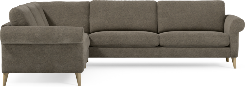 Bridge - Hörnsoffa, 2+3-sits - Brun