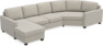 Nevada - 3-sits soffa med schäslong vänster och cosy hörn höger - Beige