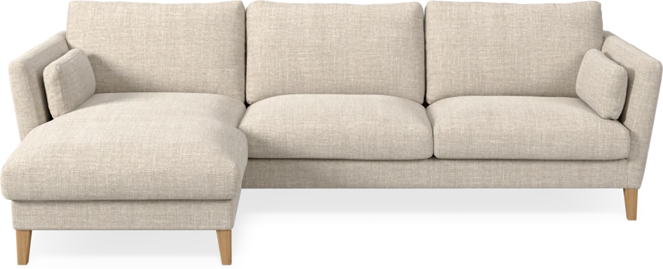 Winston - 3-sits soffa med schäslong, vändbar - Beige