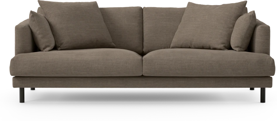 Harper - 3-sits soffa - Brun