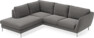 Madison - 2-sits soffa med divan vänster - Brun