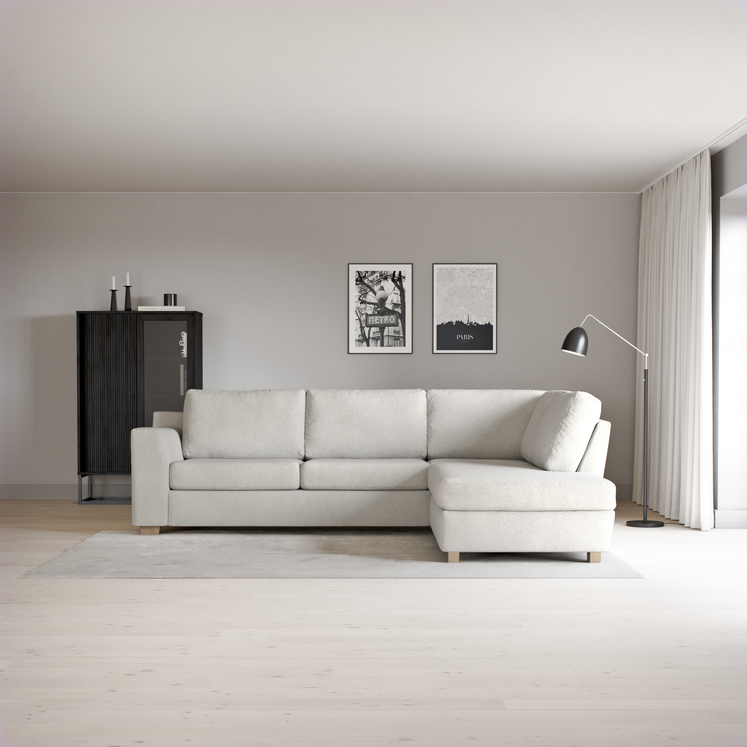 Friday - 2,5-sits soffa med divan höger - inspiration