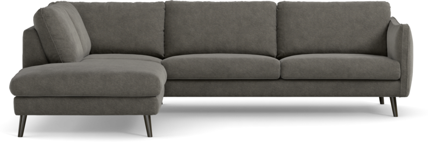 Madison - 3-sits soffa med divan vänster - Grå