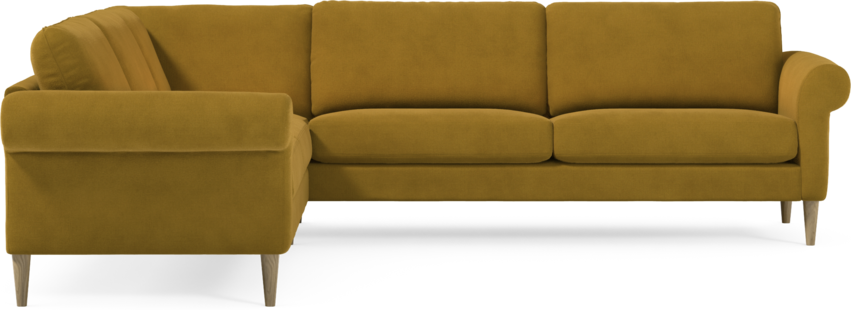 Bridge - Hörnsoffa, 2+3-sits - Gul