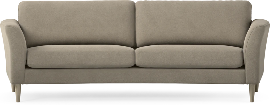 Bridge - 3-sits soffa svängd - Beige