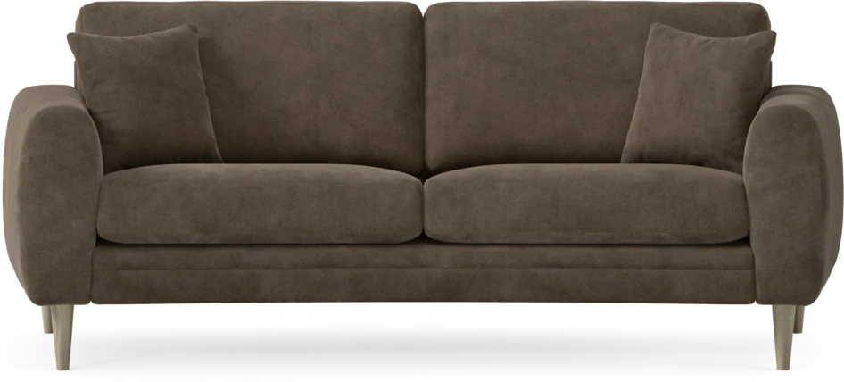 Eden - 2,5-sits soffa svängd - Brun