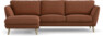 Madison Lux - 2-sits soffa med schäslong vänster - Röd
