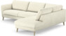 Bridge - 3-sits soffa med divan höger - Vit