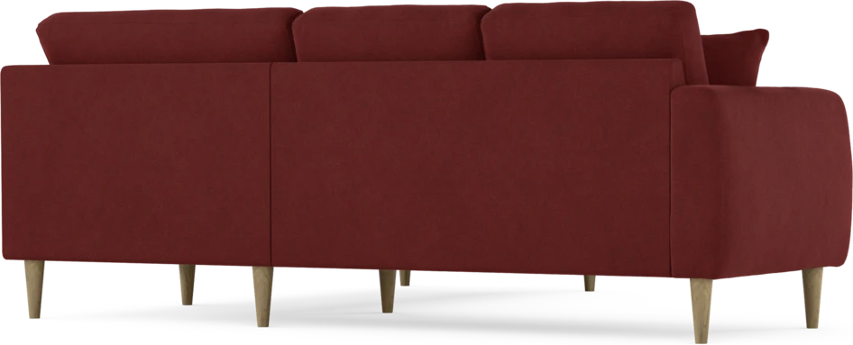 Eden - Hörnsoffa, 2+2-sits - Röd