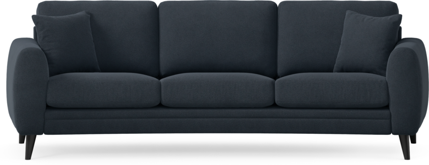 Eden - 3-sits soffa svängd - Blå