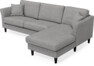 Eden - 2,5-sits soffa med schäslong - Grå