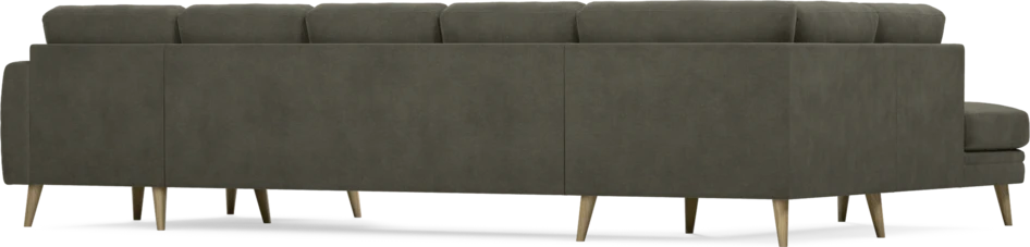 Eden - 3-sits soffa med divan vänster och schäslong höger - Grå