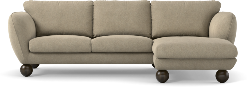Madison - 2-sits soffa med schäslong höger - Beige
