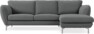 Madison Lux - 2-sits soffa med schäslong höger - Grå