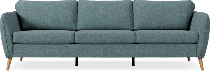 County - 3-sits soffa - Blå