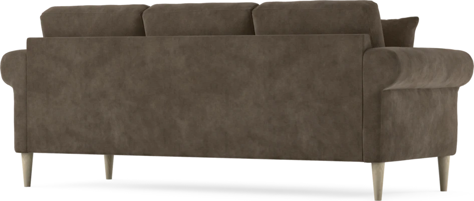 Eden - 3-sits soffa - Brun