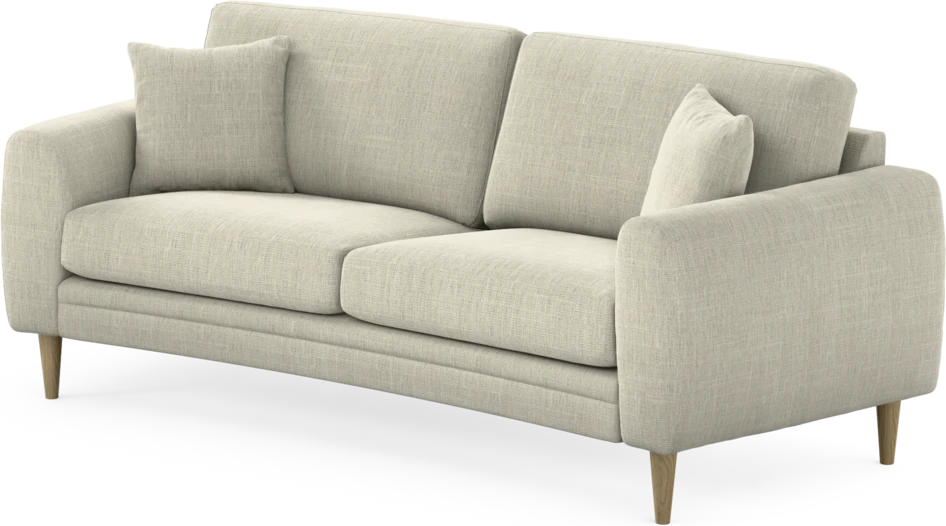 Eden - 2,5-sits soffa svängd - Beige