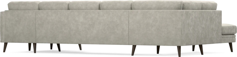 Eden - 3-sits soffa med divan vänster och schäslong höger - Grå