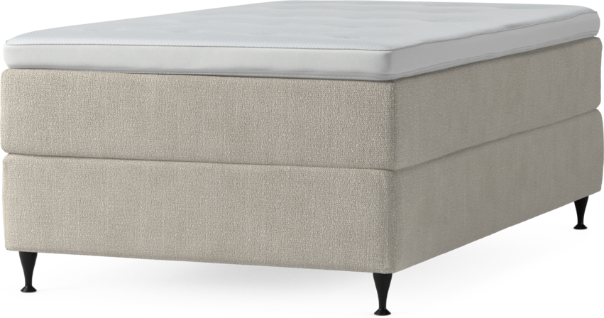 Delux Exclusive - Kontinentalsäng, enkelsäng 120 cm med bäddmadrass och sängben