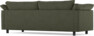 Cherrie - 3-sits soffa, fast klädsel - Grön