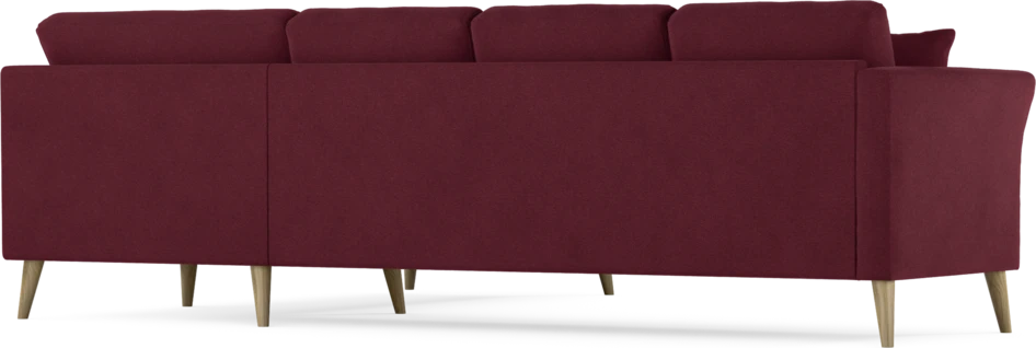 Eden - Hörnsoffa, 3+2-sits - Röd