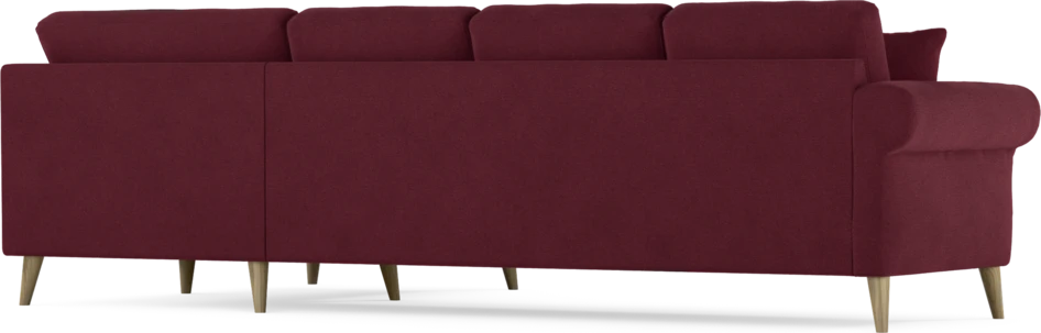 Eden - Hörnsoffa, 3+1-sits - Röd